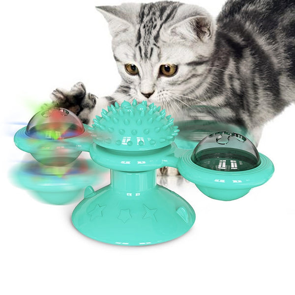 SPIRALTOY™ | MOULIN A VENT POUR CHAT| - {{ CHAT & CIE }}