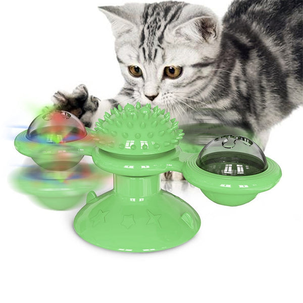 SPIRALTOY™ | MOULIN A VENT POUR CHAT| - {{ CHAT & CIE }}