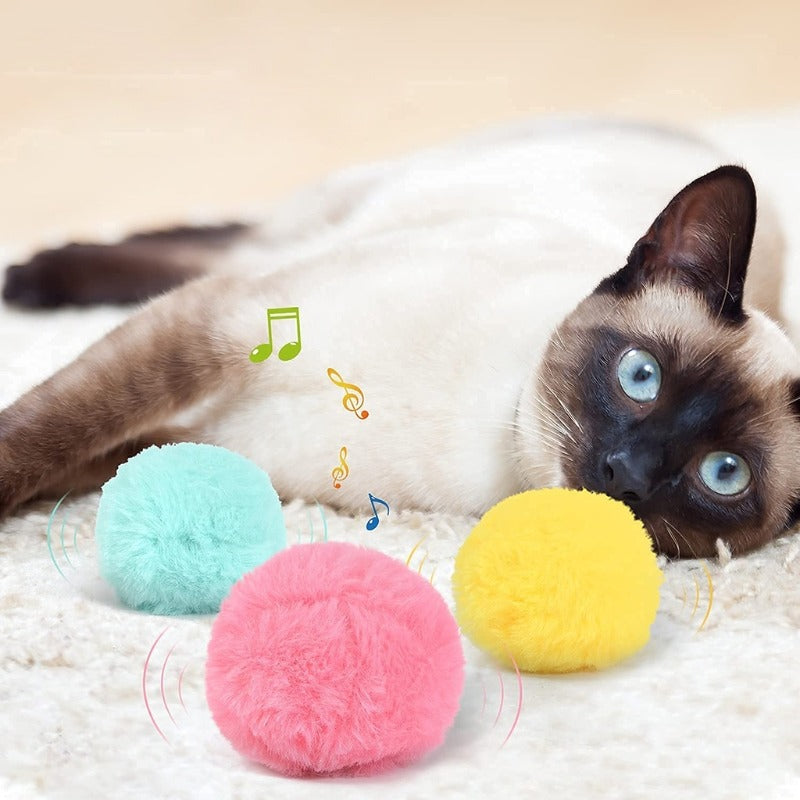 SMARTBALL™ | BALLE INTERACTIVE EN PELUCHE | - {{ CHAT & CIE }}
